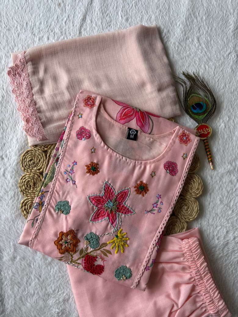 GUL PINK KURTA SET