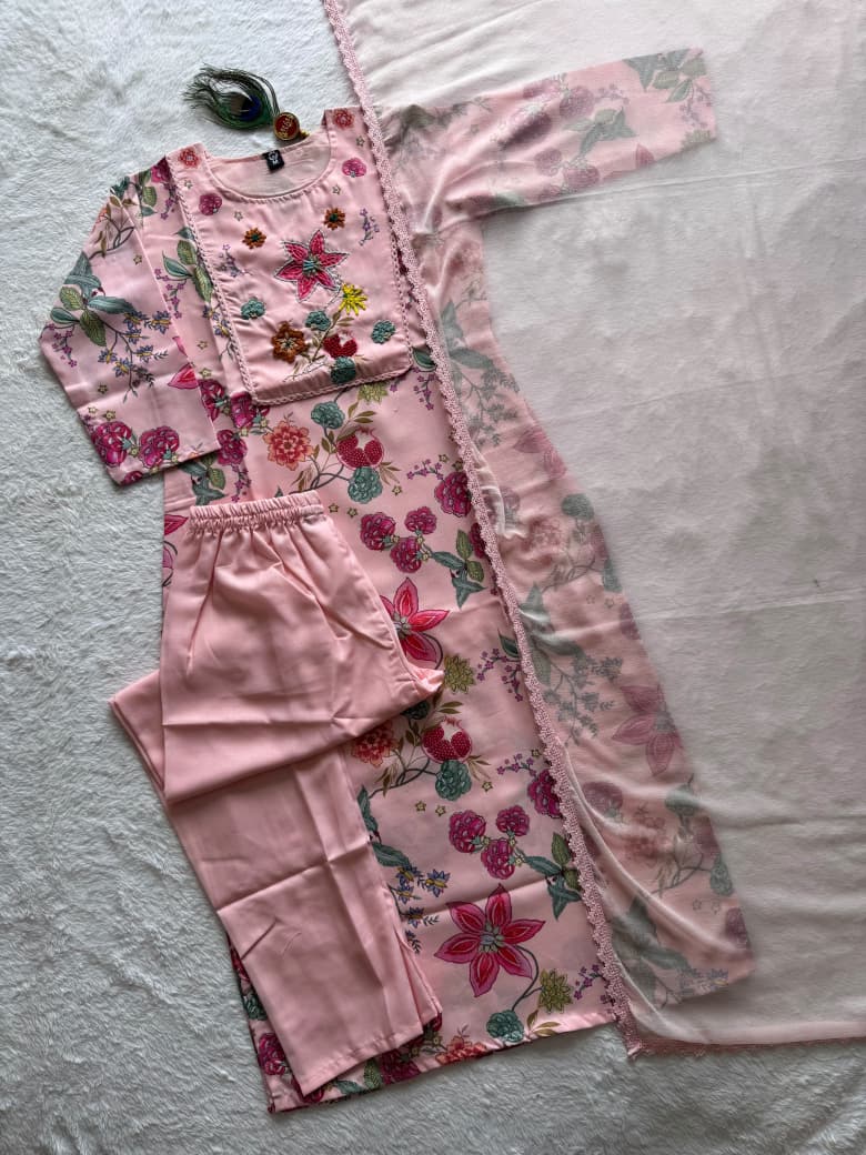 GUL PINK KURTA SET