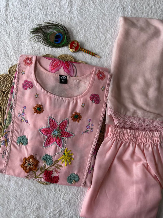 GUL PINK KURTA SET